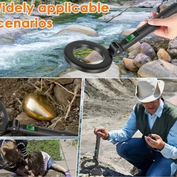 Handheld Metal Detector gold , silver ,coin with LCD Display 360• - Picture 3 of 16